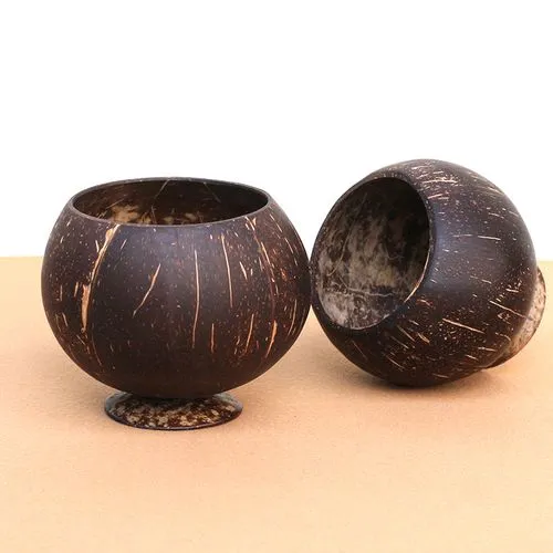 Coconut-shell Cup Natural Coconut Cup Dessert Serving Cup Beverage Cup Dessert Bowl