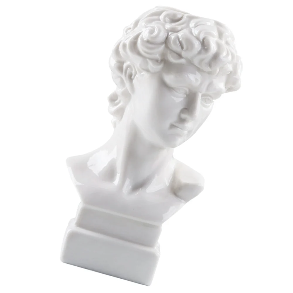 David Heads Planter Succulent Planter Vase Greek Statue Planter David Sculpture Figure