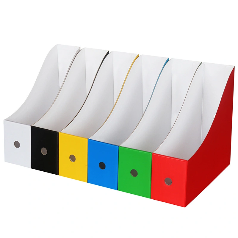 6pcs Document Box Bin File Organizer Magazine Desk Box Desktop Box Storage Box