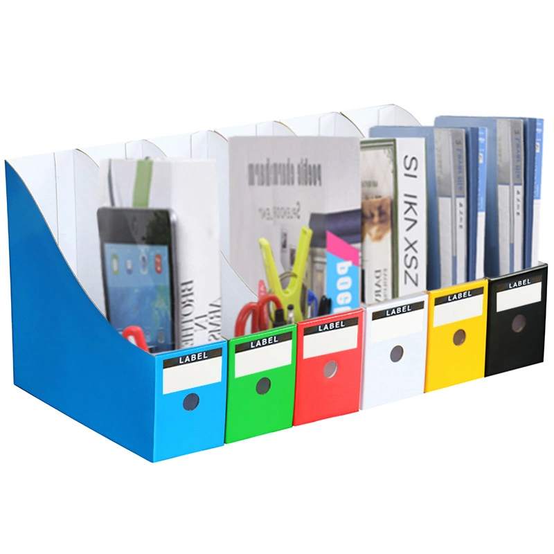 6pcs Document Box Bin File Organizer Magazine Desk Box Desktop Box Storage Box