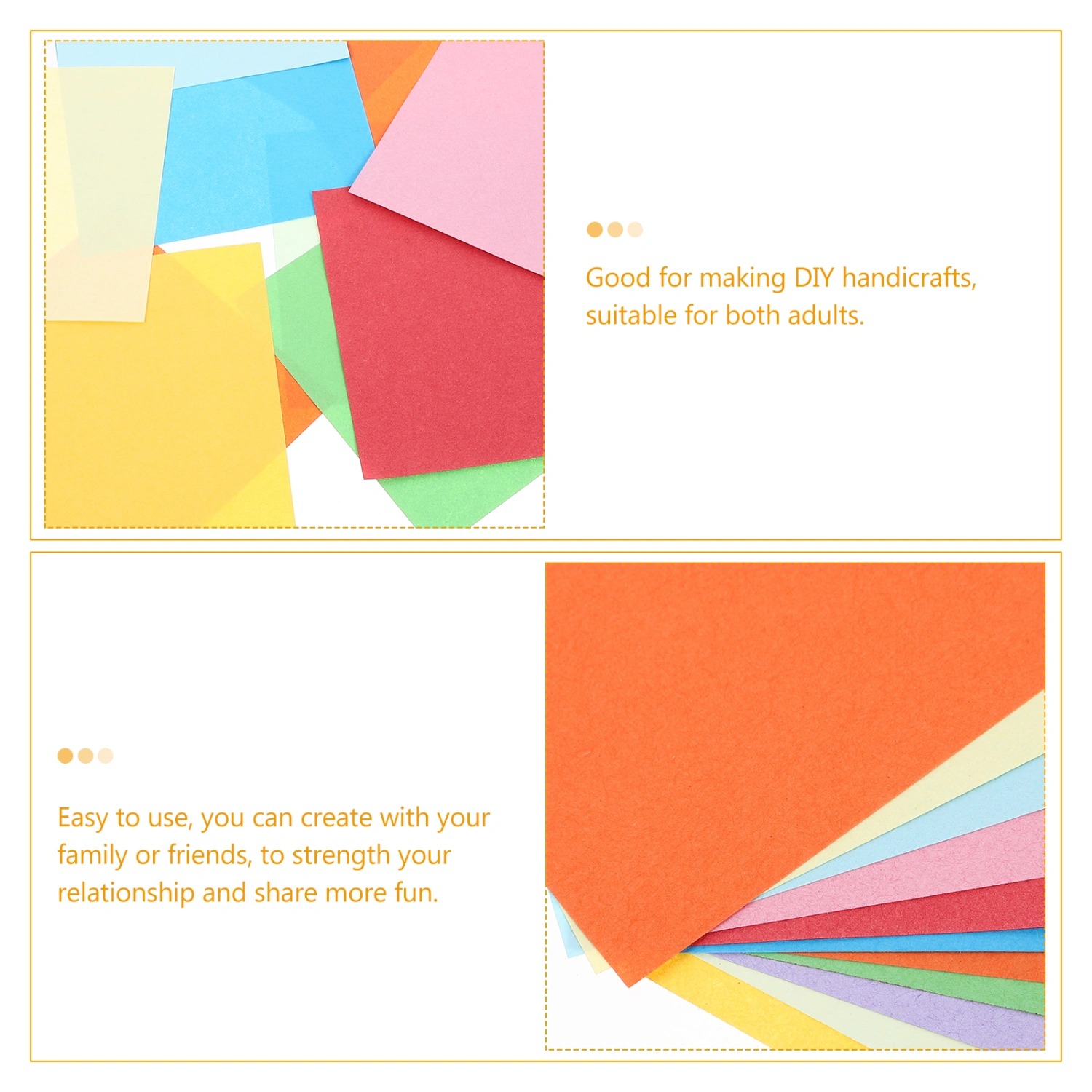 400pcs Origami Papers DIY Folding Papers Craft Papers Origami Papers for Craft