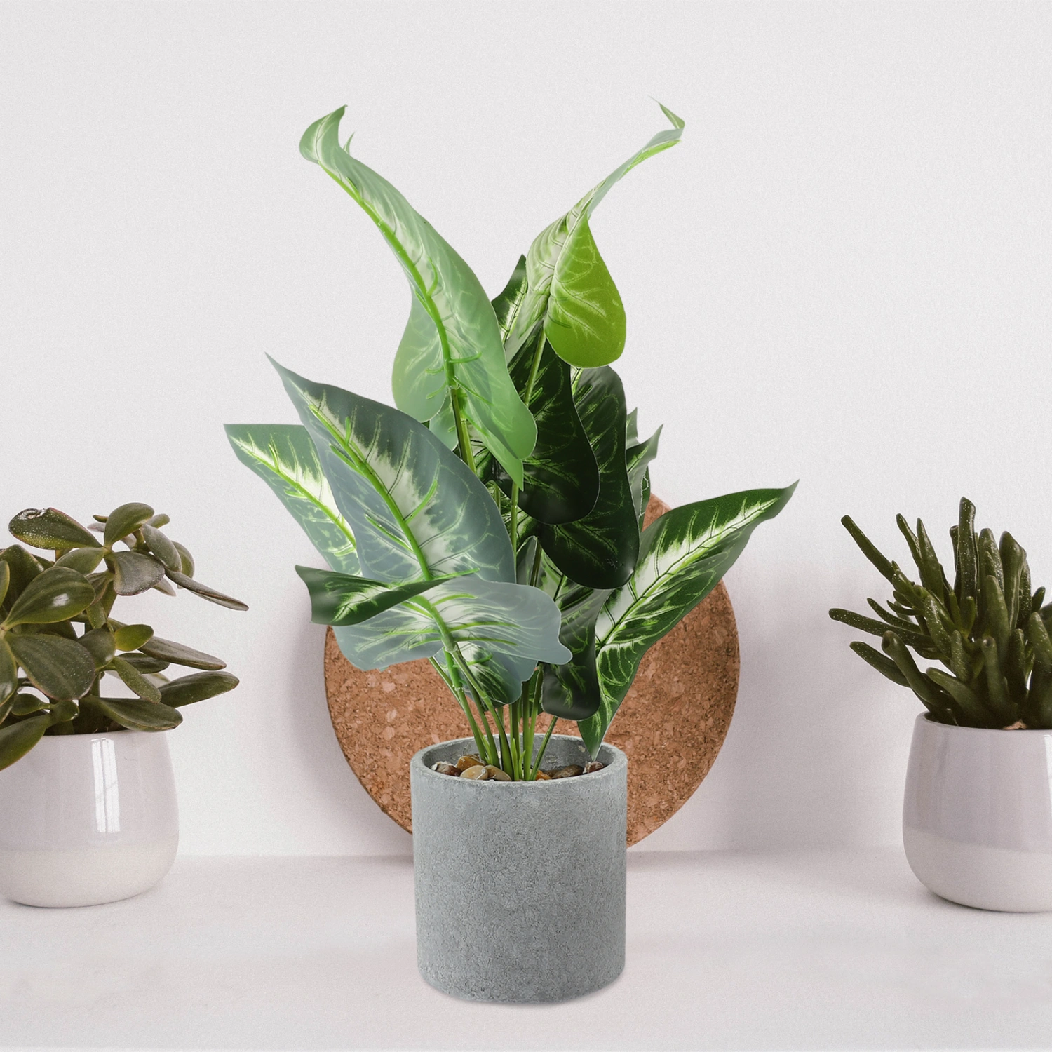 Fake Plants Artificial Potted Faux Plants Office Desk Fake Bonsai Decor Home Farmhouse Decor