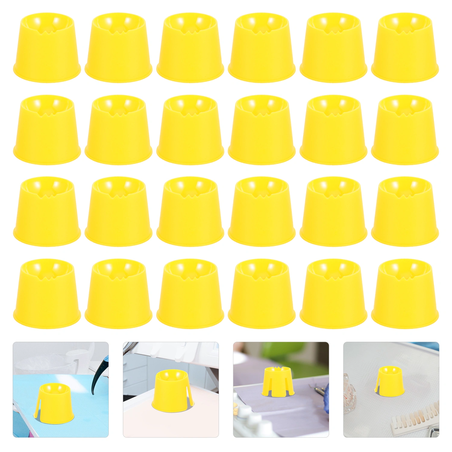 100 pcs Small Dental Mixing Bowl Dental Disposable Mixing Bowl Dental Plastic Mixing Bowls