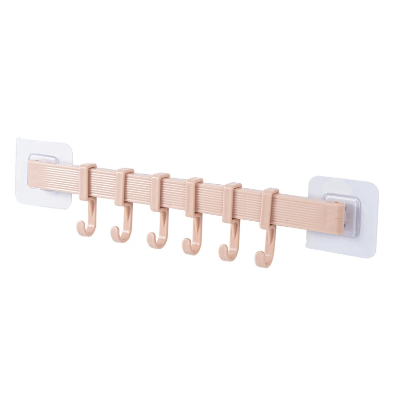 3pcs Coat Rack Wall Mounted Rack with 6 Hooks Hanging Hat Hook Bedroom Towel Robe Hook