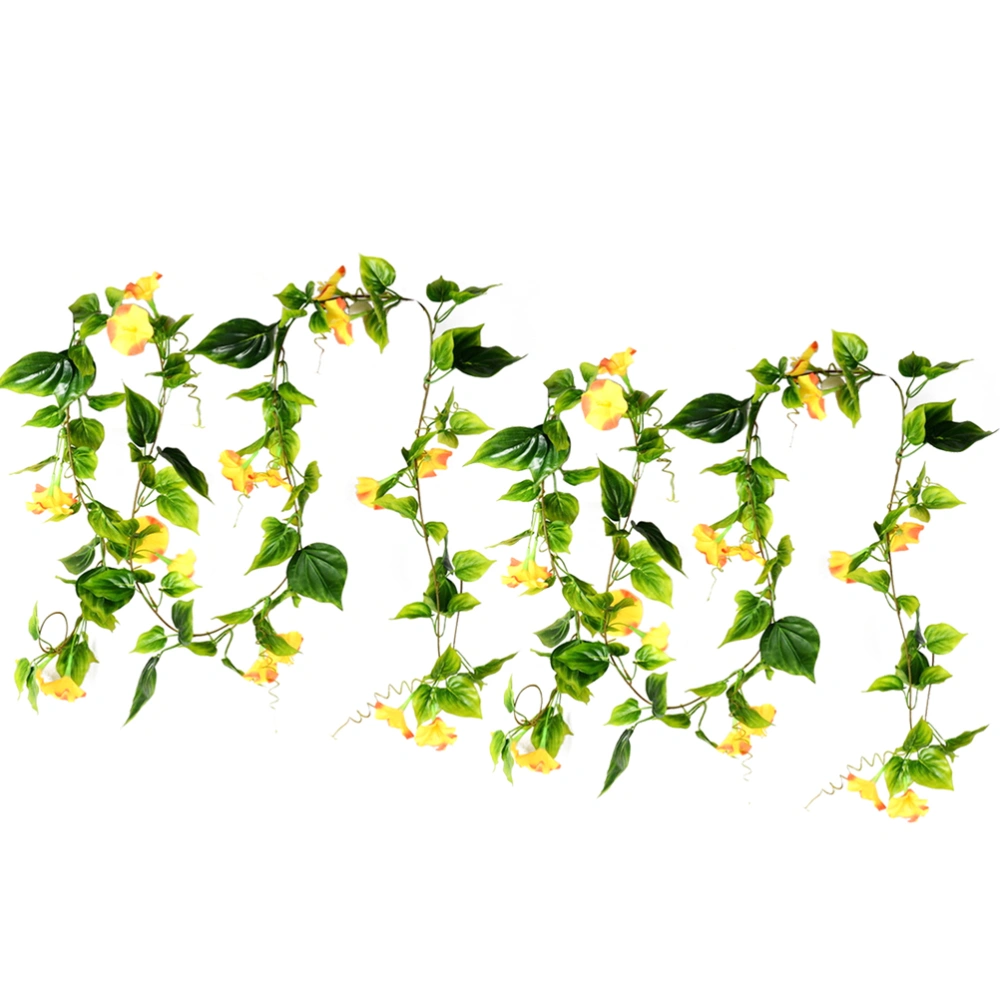 Artificial Flower Garland Fake Flower Vine Faux Flower Vine for Wedding Garden