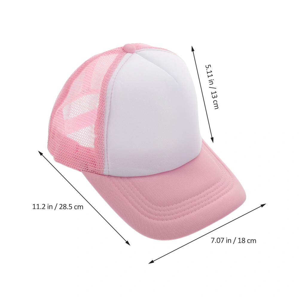 10pcs Diy Heat Transfer Baseball Cap Blank Printing Diy Hat Mesh Design Breathable Sublimation Hat