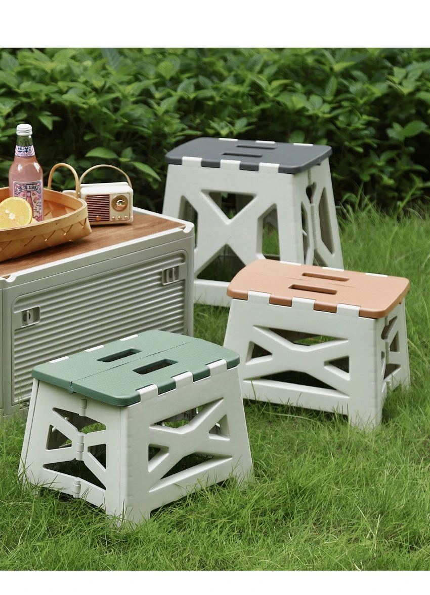 Portable Folding Stool Convenient Beach Stool Multi-function Fishing Stool Camping Supply