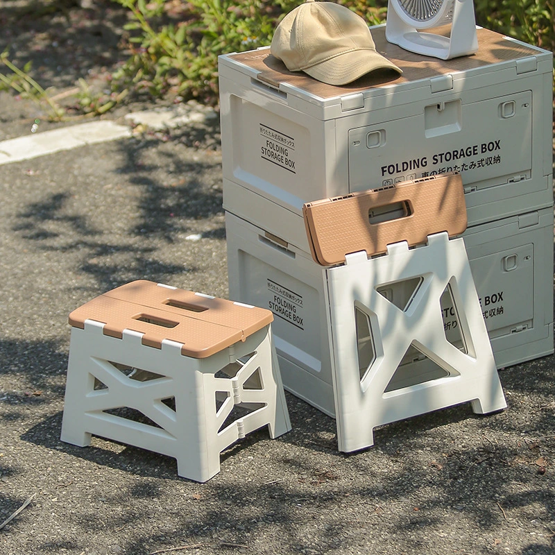 Portable Folding Stool Convenient Beach Stool Multi-function Fishing Stool Camping Supply