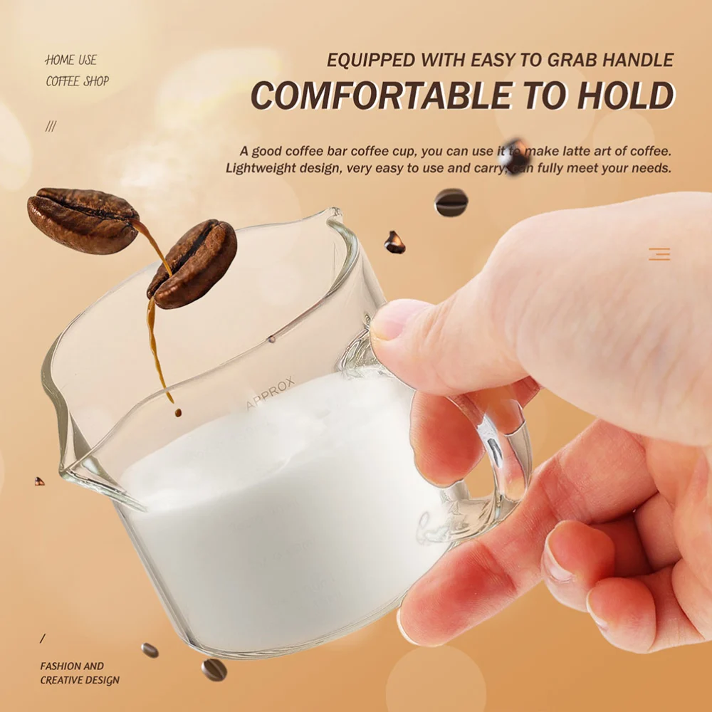 2Pcs Measuring Cups Household Coffee Cups Baking Measuring Glasses Kitchen Measuring Cups