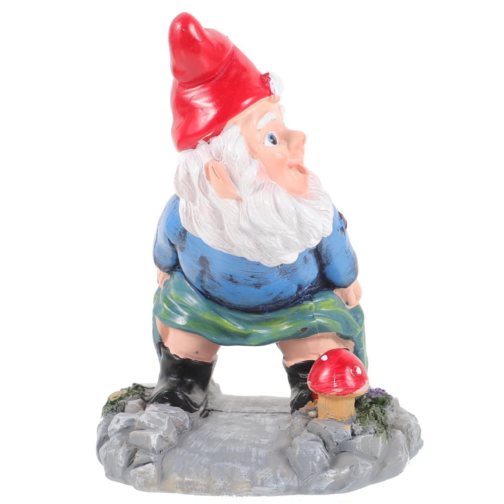 Funny Garden Gnome Statue Gnome Figurine Gnome Yard Ornament Garden Decoration