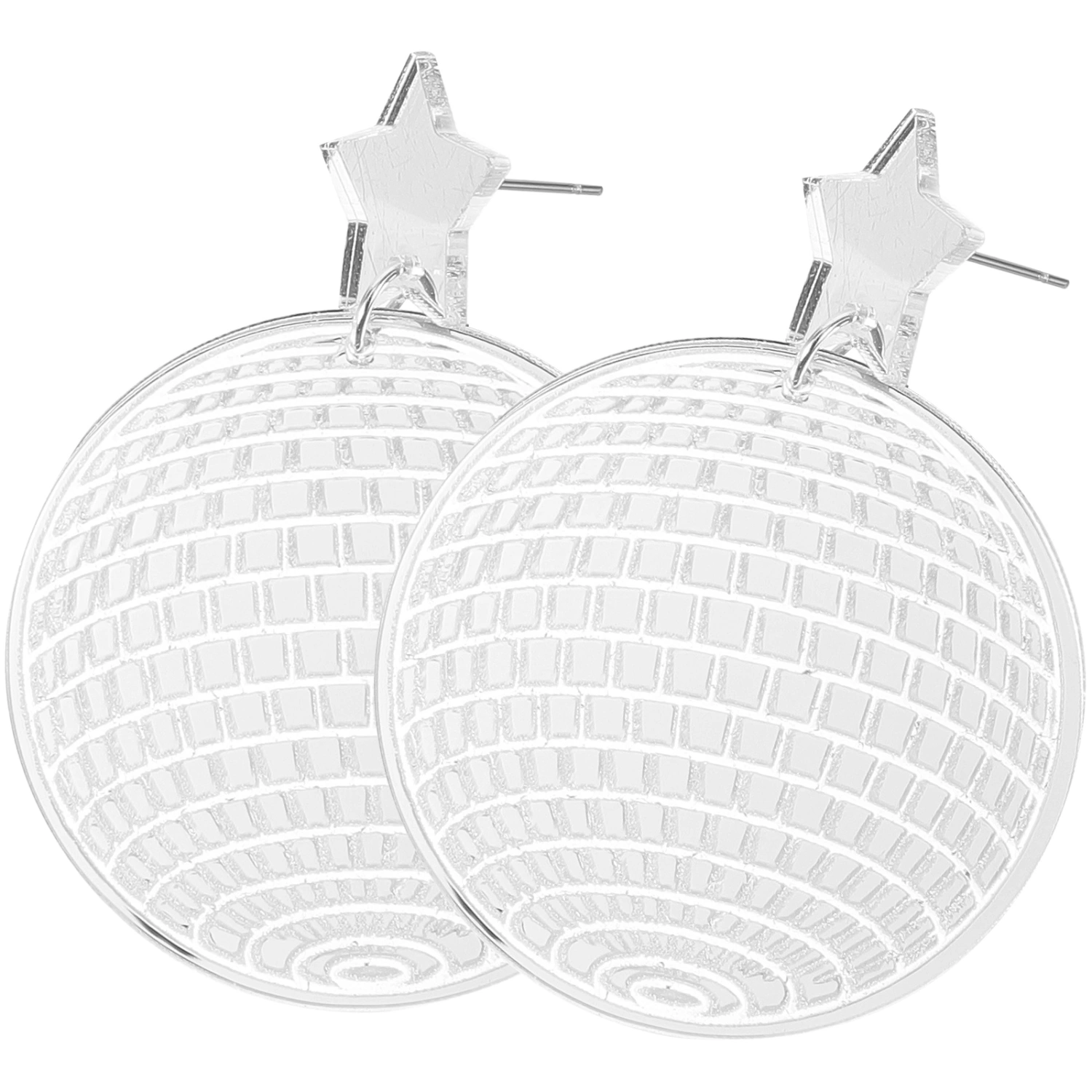 1 Pair Disco Ball Earrings Stud Earrings Dangle Earrings Drop Earrings Women Earrings