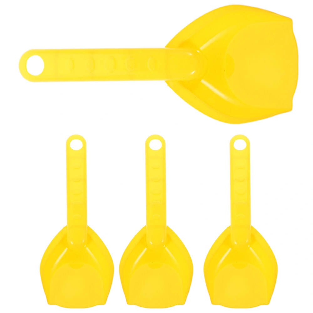 8pcs Beach Sand Shovels Plastic Beach Spade Scoops Beach Sand Toys Sandbox Digging Spade Toys