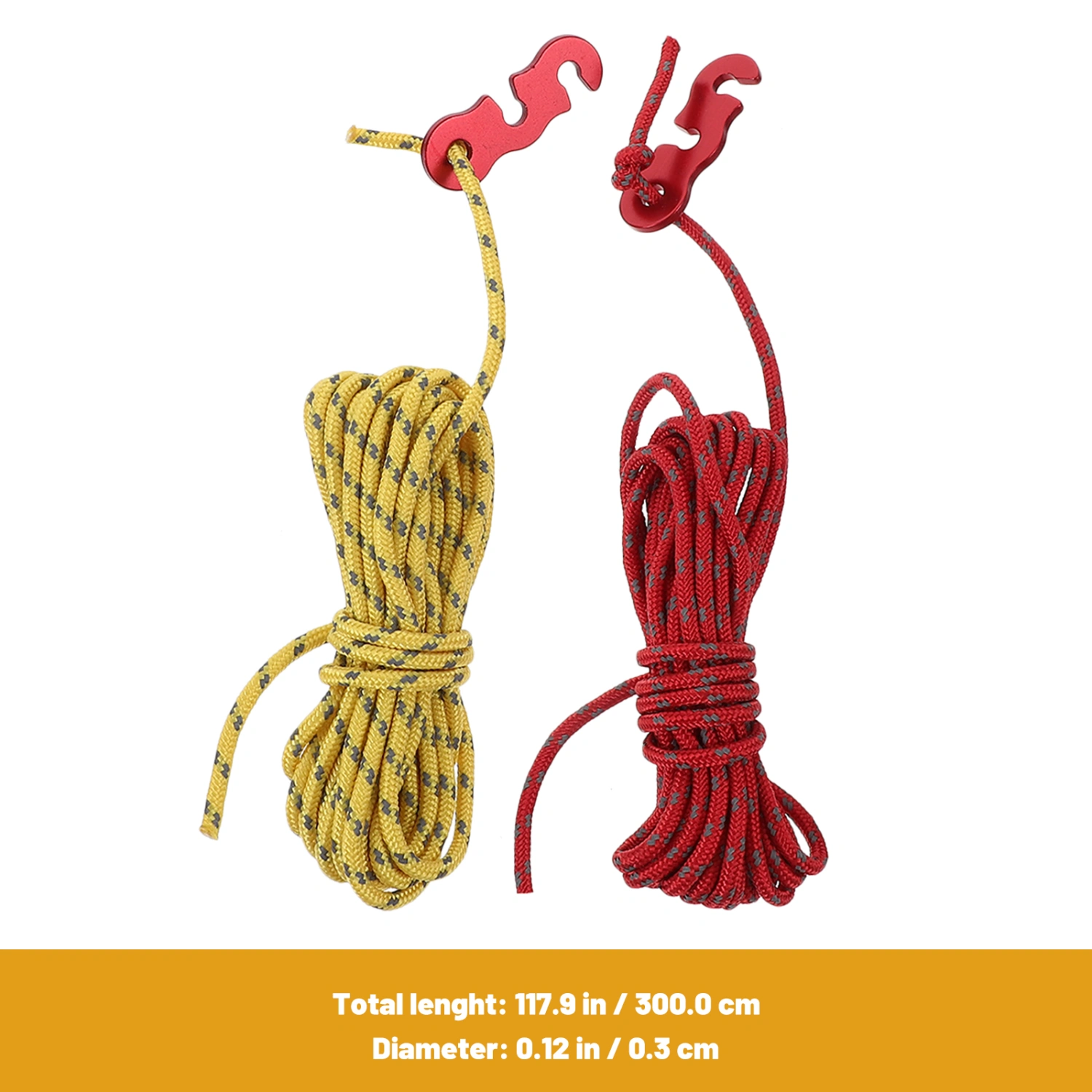 4pcs Camping Strap Lanyard Professional Camping Strap Portable Camping Tent Lanyard Clothesline