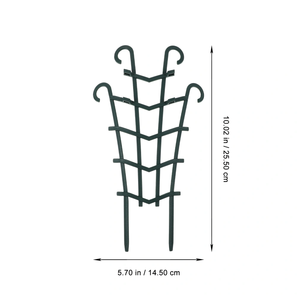 4pcs Sturdy Plant Climbing Rack Gardening Plant Support Trellis Potted Plant Supporting Rack