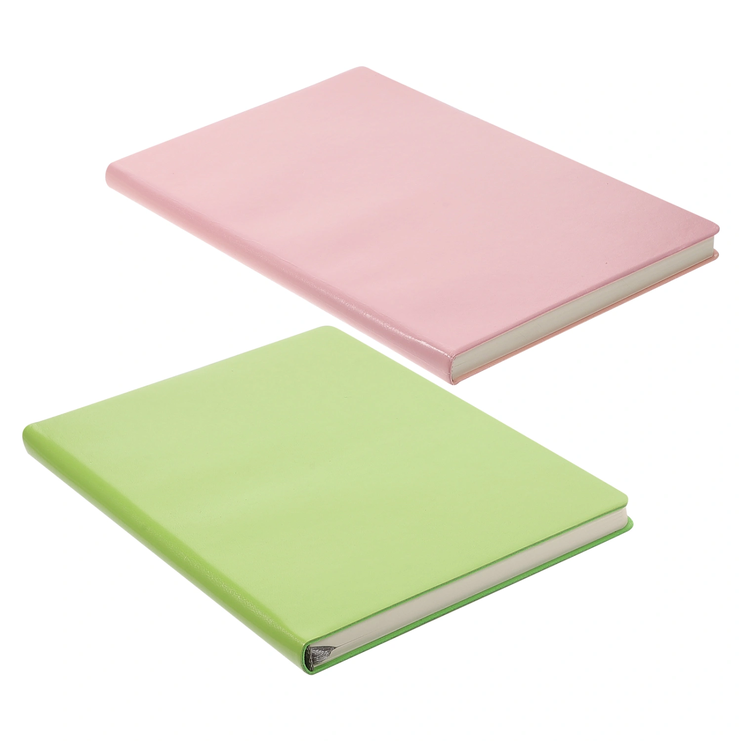 2Pcs Portable Notebook Students Writing Notepad Office Conference Journal Book