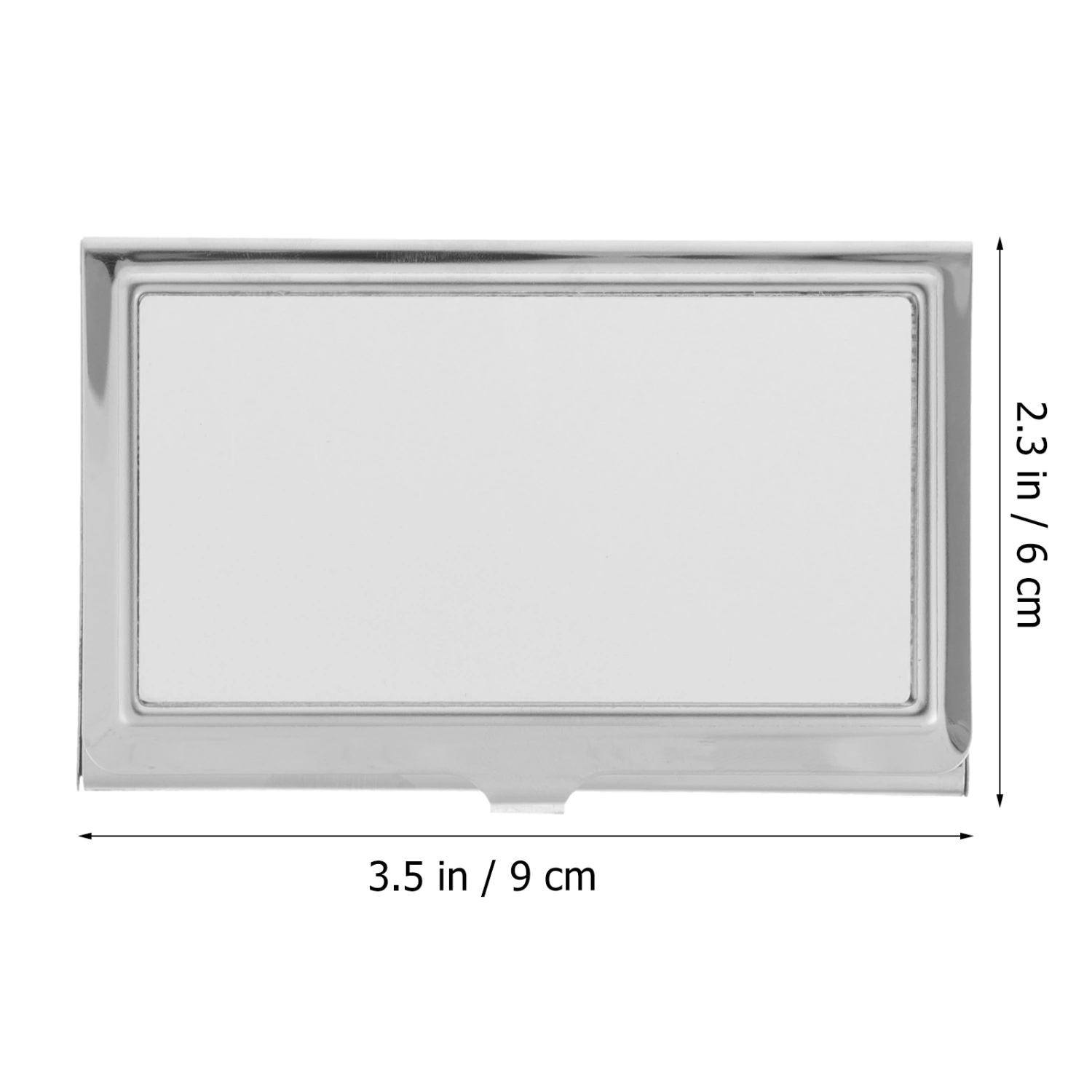 Blank Metal Business Card Holders Sublimation Business Card Case Heat Transfer Box