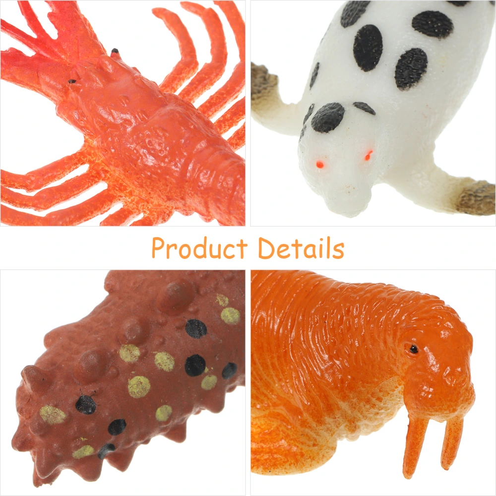 12pcs Assorted Ocean Sea Animals Figures Realistic Ocean Creatures Toy Figures Animal Figures