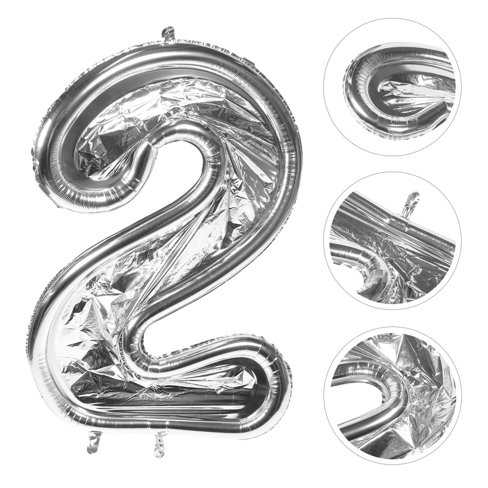 Birthday Party Number Balloon Frame Interesting Party Layout Balloon Aluminum Foil Number Balloon Frame