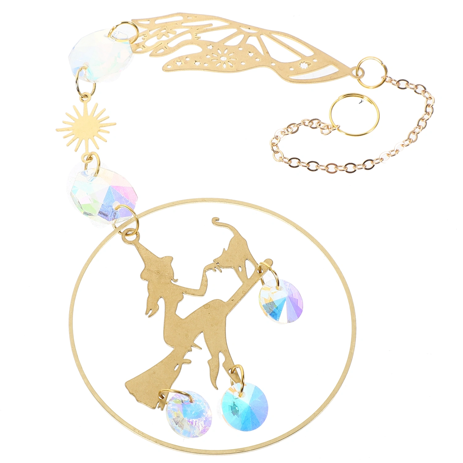 Garden Layout Crystal Suncatcher Outdoor Hanging Crystal Ornament Exquisite Suncatcher Pendant