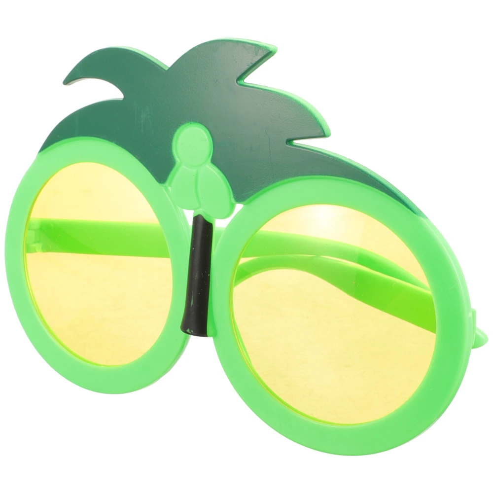 Novelty Party Sunglasses Coconut Tree Eyeglasses Hawaiian Themed Tropical Glasses Photo Prop