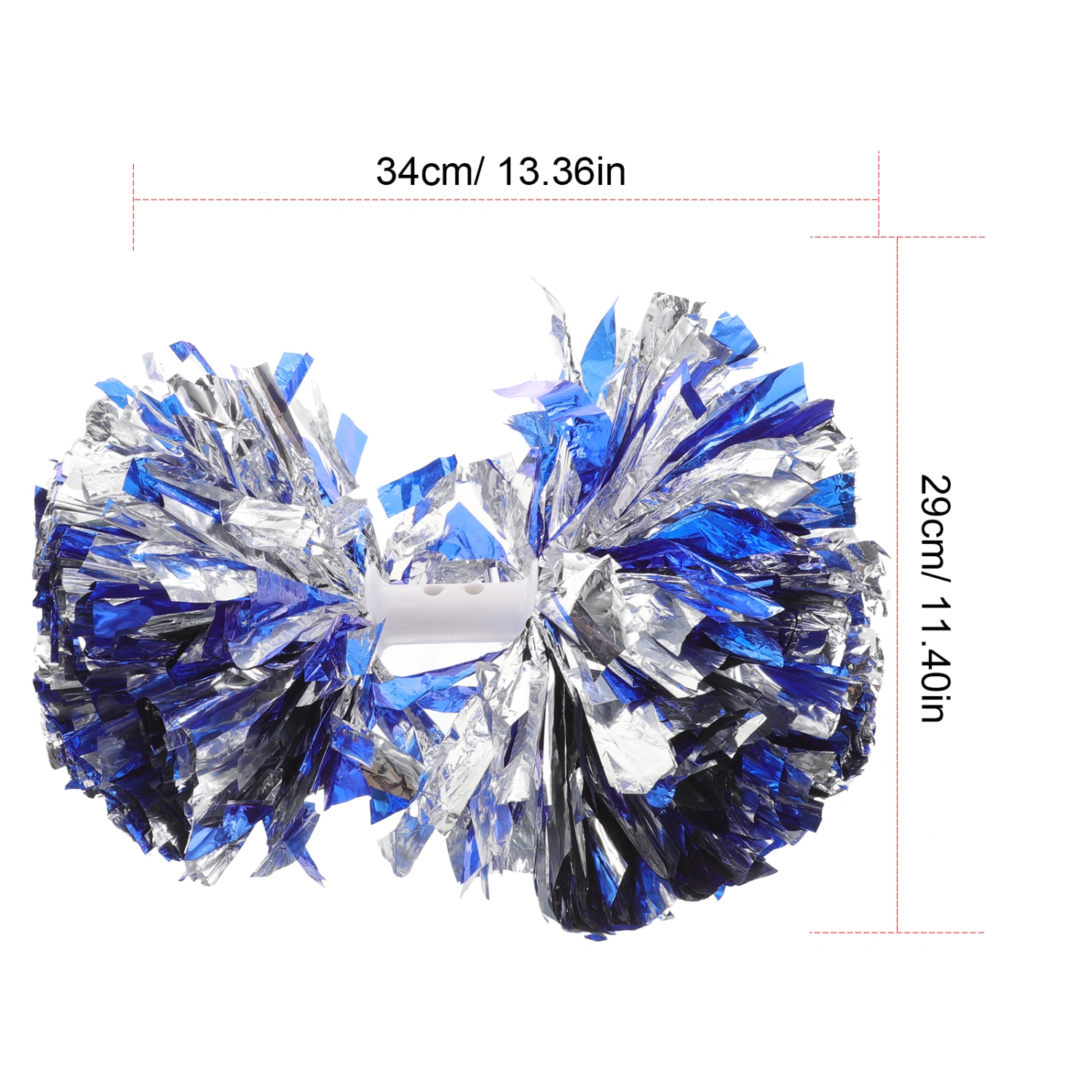 2Pcs Reusable Cheerleading Pompoms Hand Flower Balls Cheering Squad Cheering Pompoms