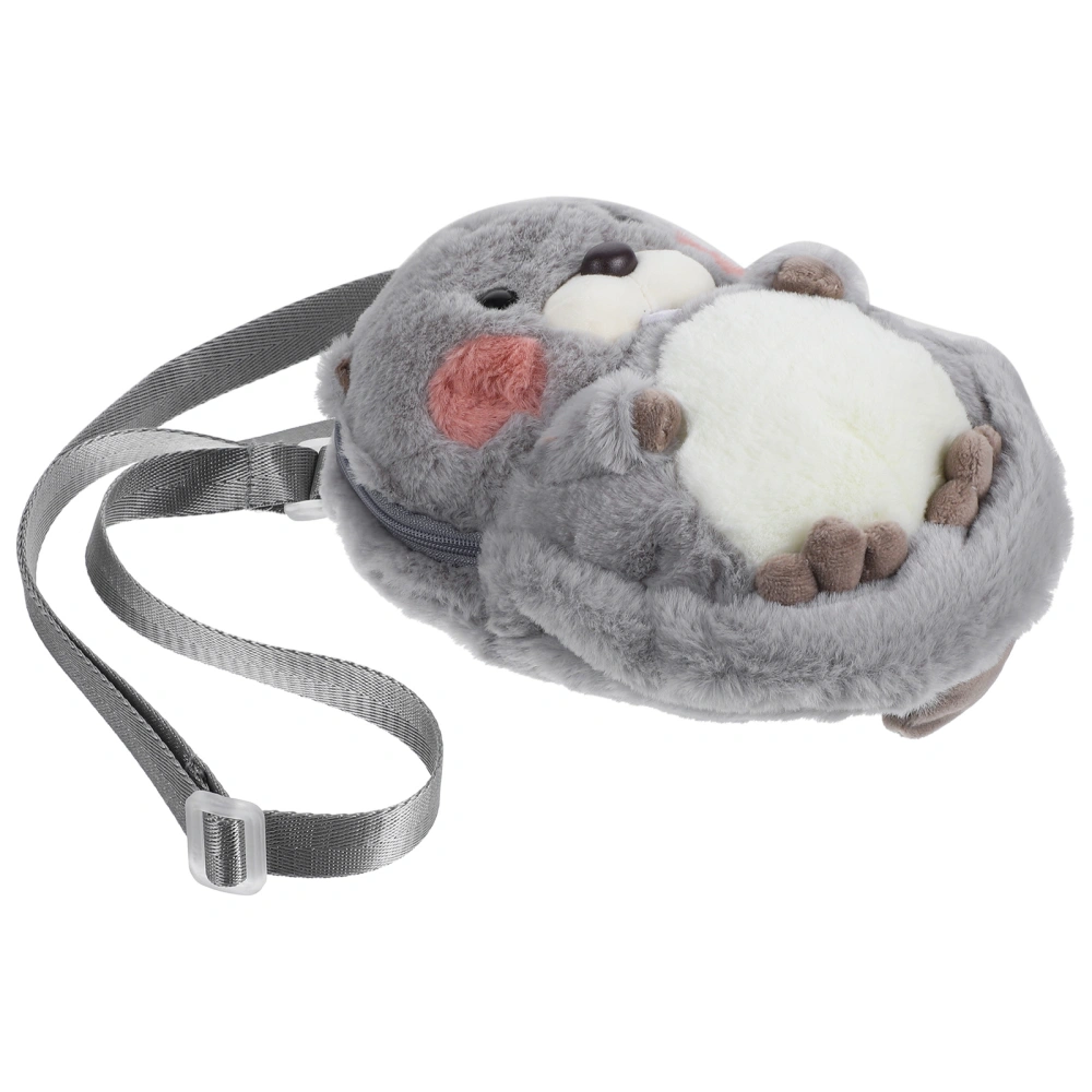 Plush Crossbody Bag Animal Shape Bag Animal Plush Crossbody Purse Decorative Crossbody Bag