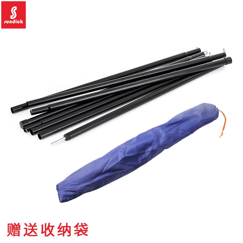 2Pcs Metal Tent Pole Kit Replacement Tent Rod Tent Support Pole Tent Support Supply