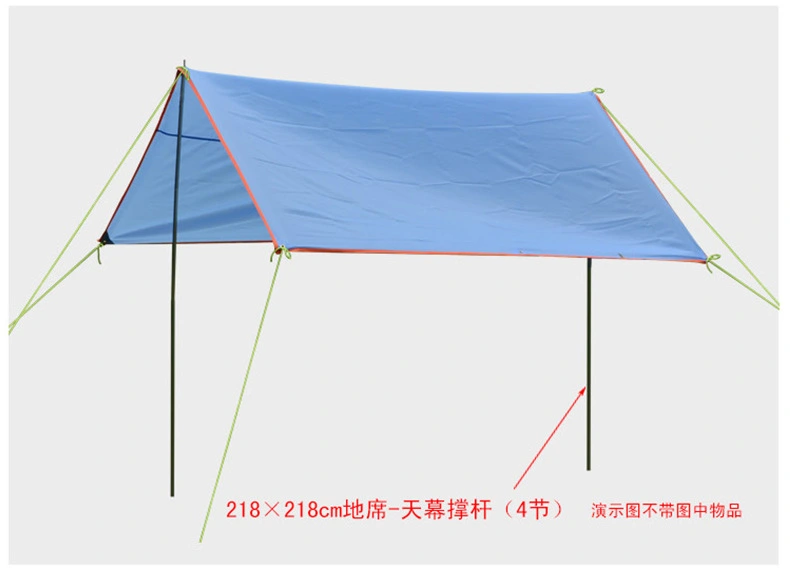 2Pcs Metal Tent Pole Kit Replacement Tent Rod Tent Support Pole Tent Support Supply