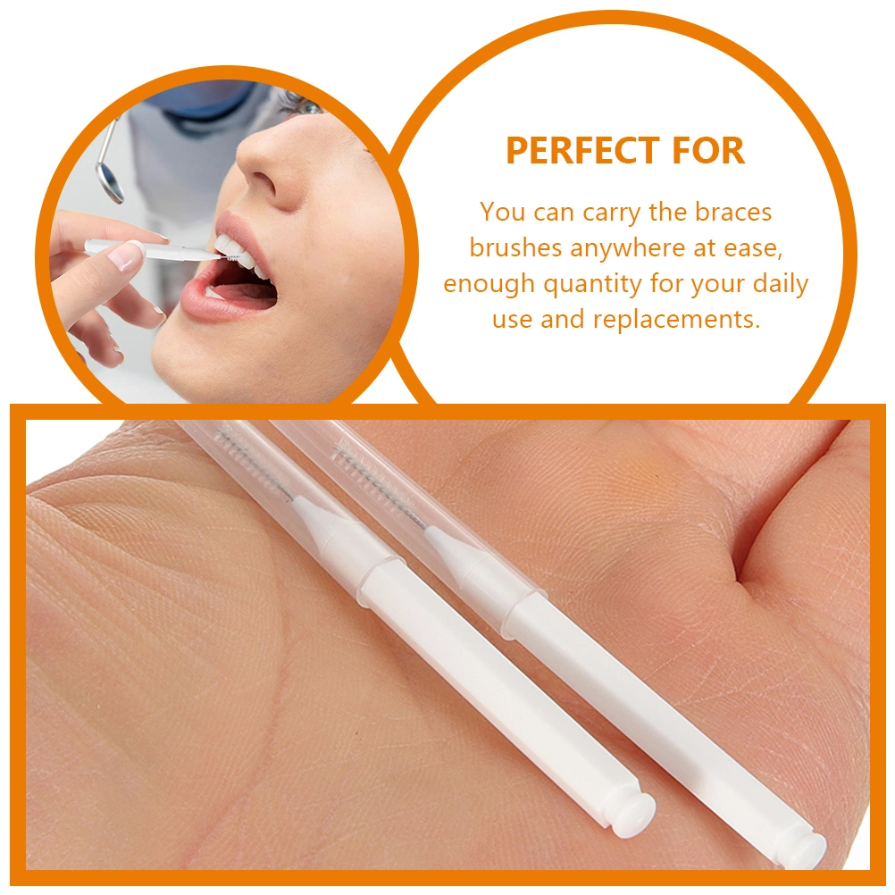 10pcs Tooth Flossers Interdental Brushes Flossing Picks Dental Oral Care Supplies