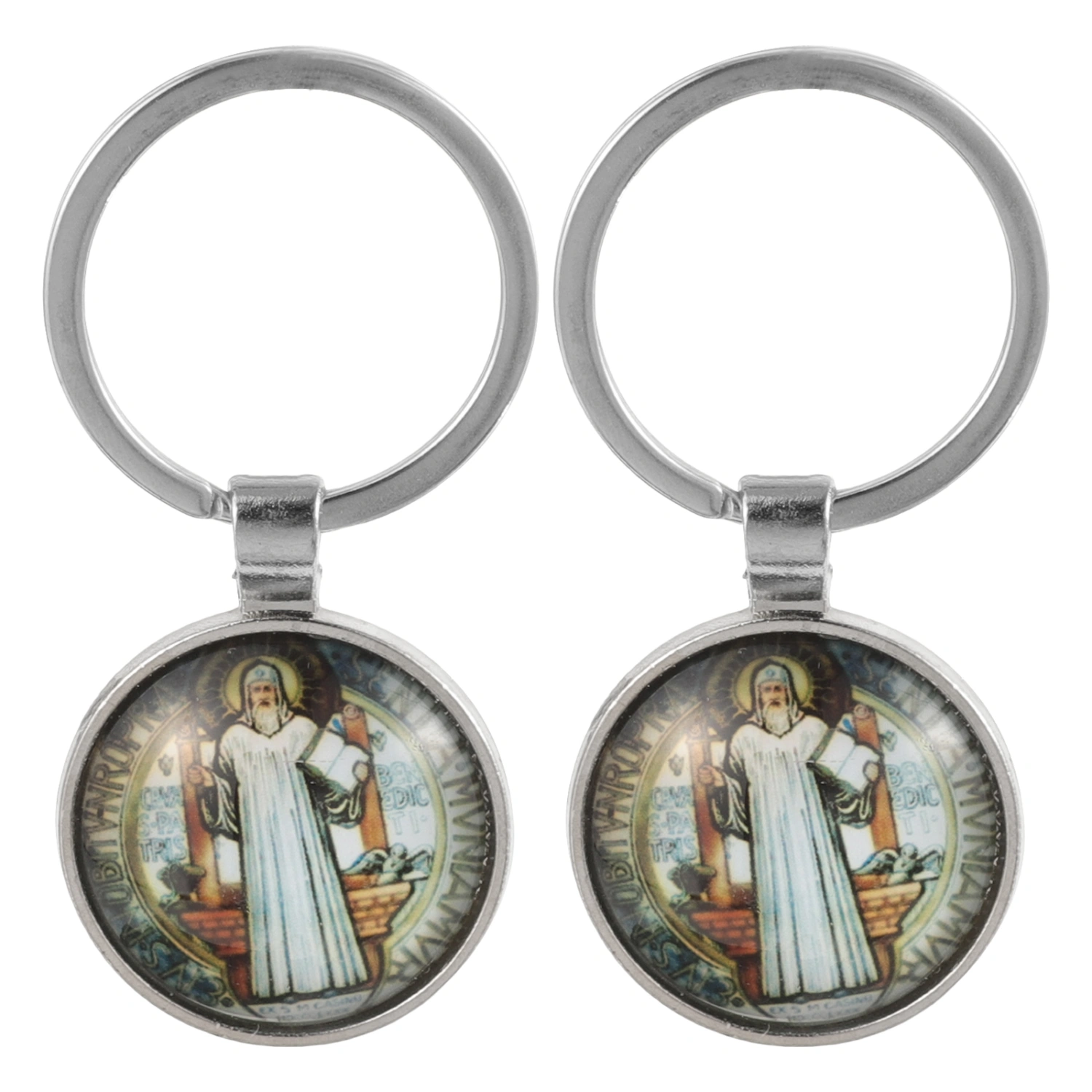 2pcs Delicate Design Keychains Key Pendants For Decor Festive Gifts Key Ornaments