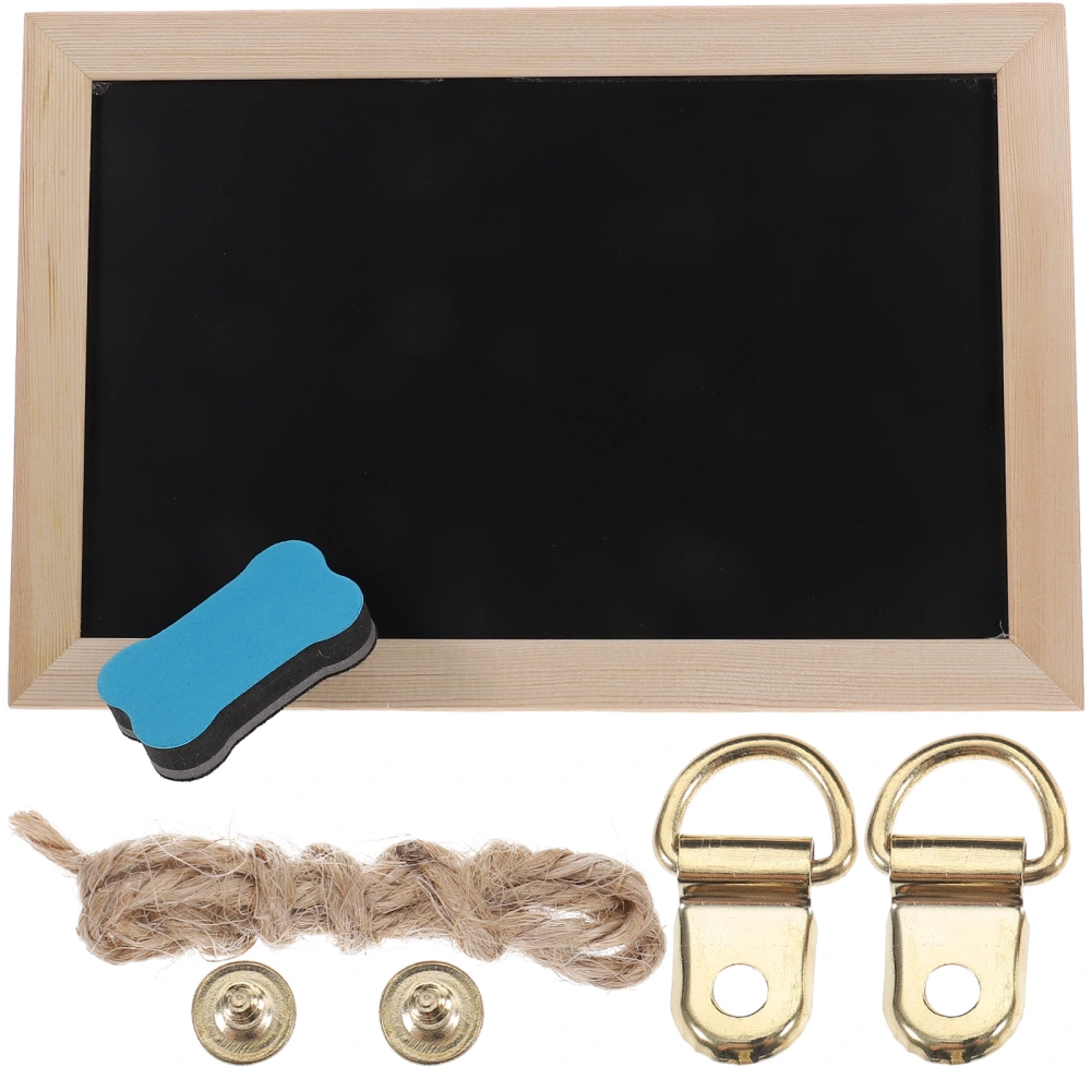 1 Set of Wall Cork Board Multi-function Cork Board Double Sided Blackboard Photo Display Cork Board