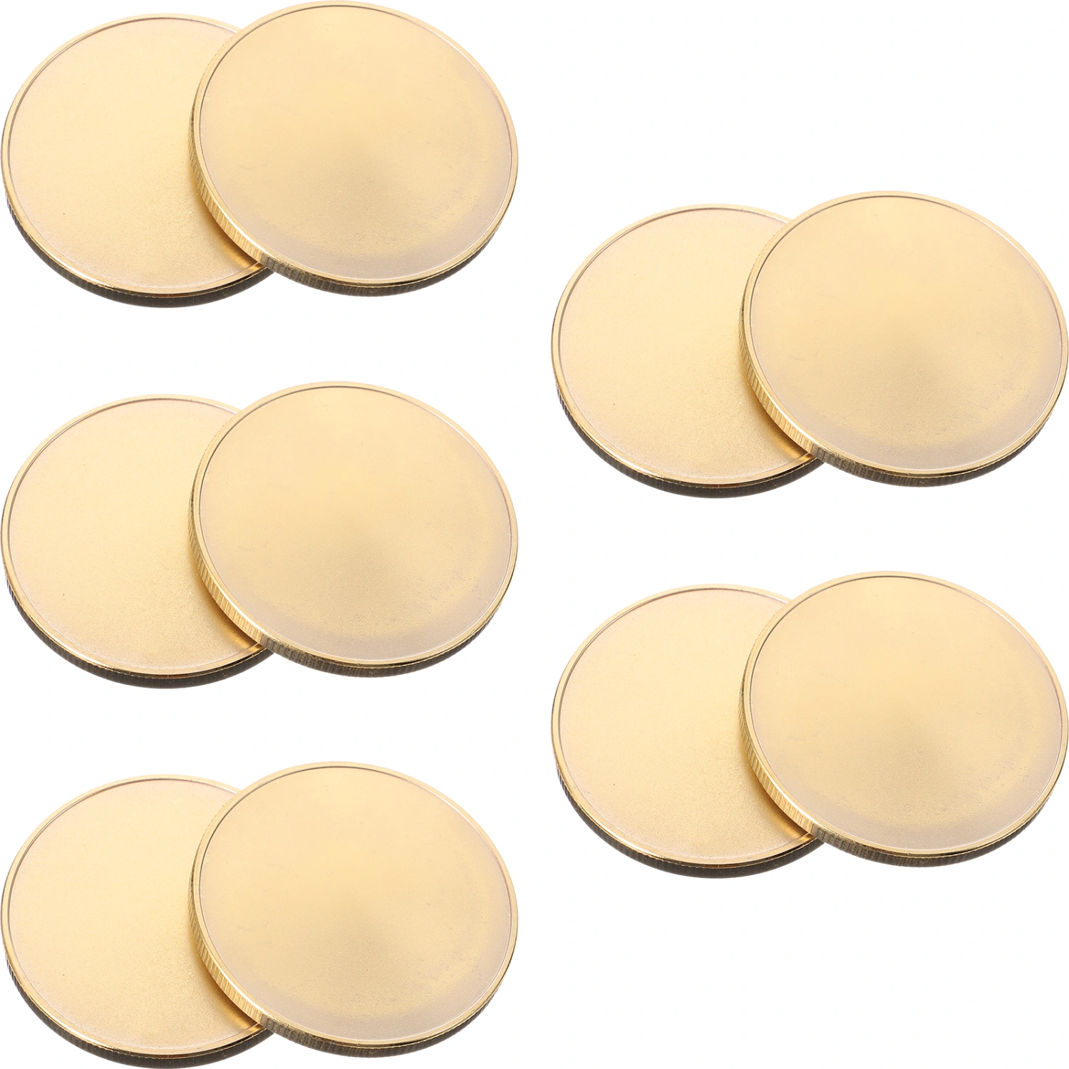 10pcs Blank Challenge Coins Engraving Blanks Coins DIY Crafts Engraving Commemorative Coins