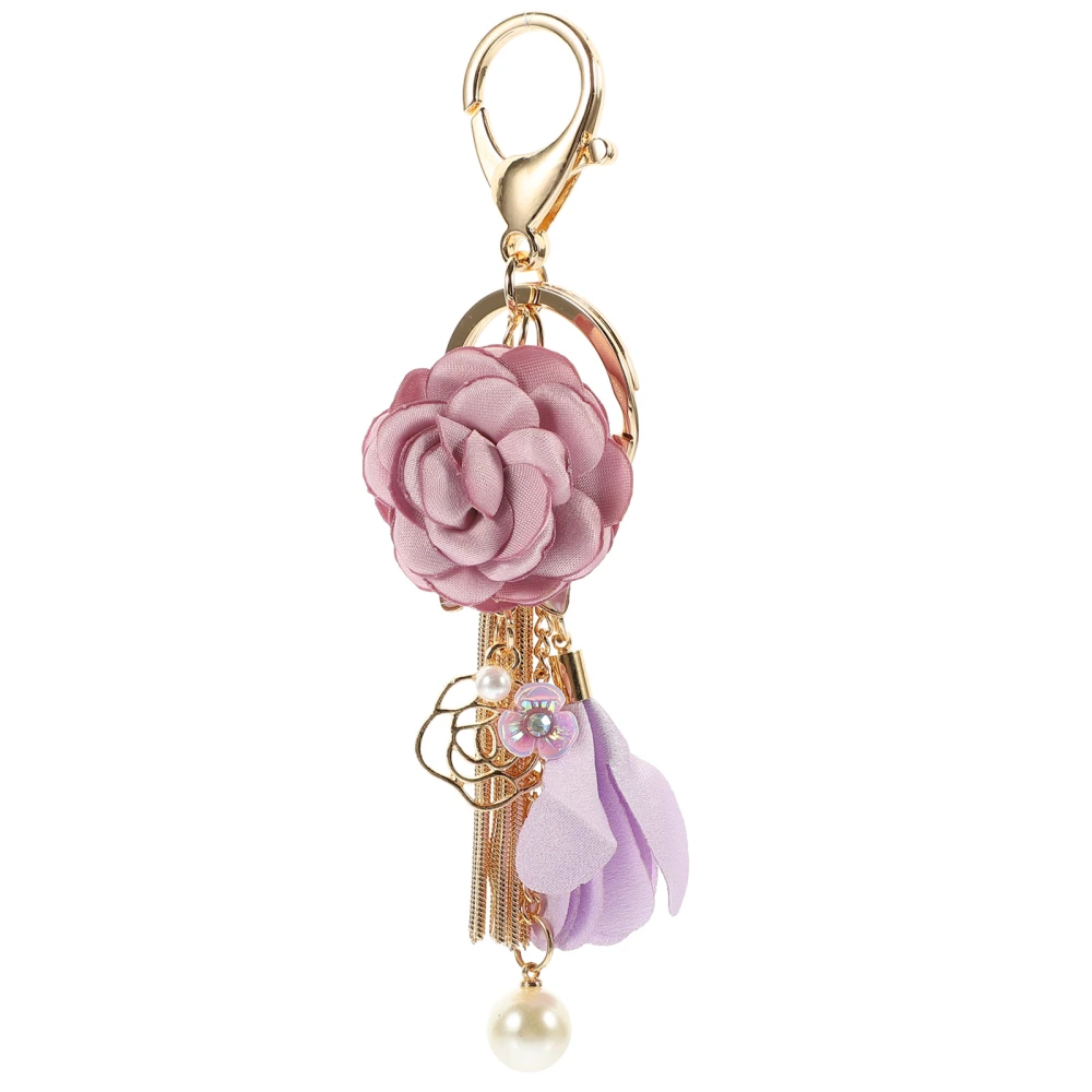 Rose Keychain Ornament Key Chain Pendant Key Chain Decoration Bag Hanging Decoration