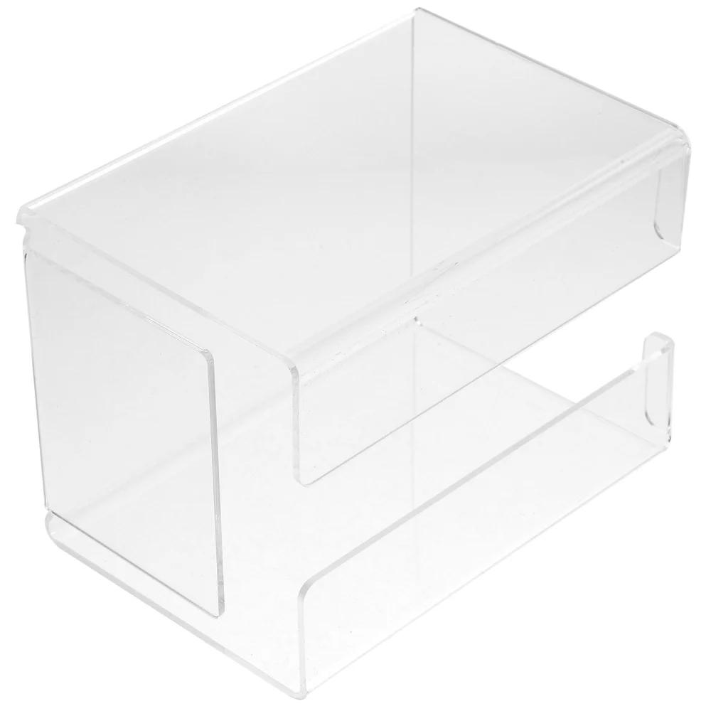 Tissue Dispenser Box Punch-Free Rectangular Clear Acrylic Tissue Storage Case