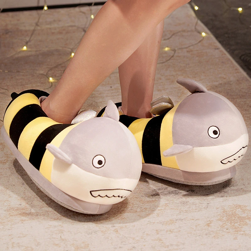 Big Cotton Pet Nest Plush Toy Shark Bee Small Turtle Floor Shoes