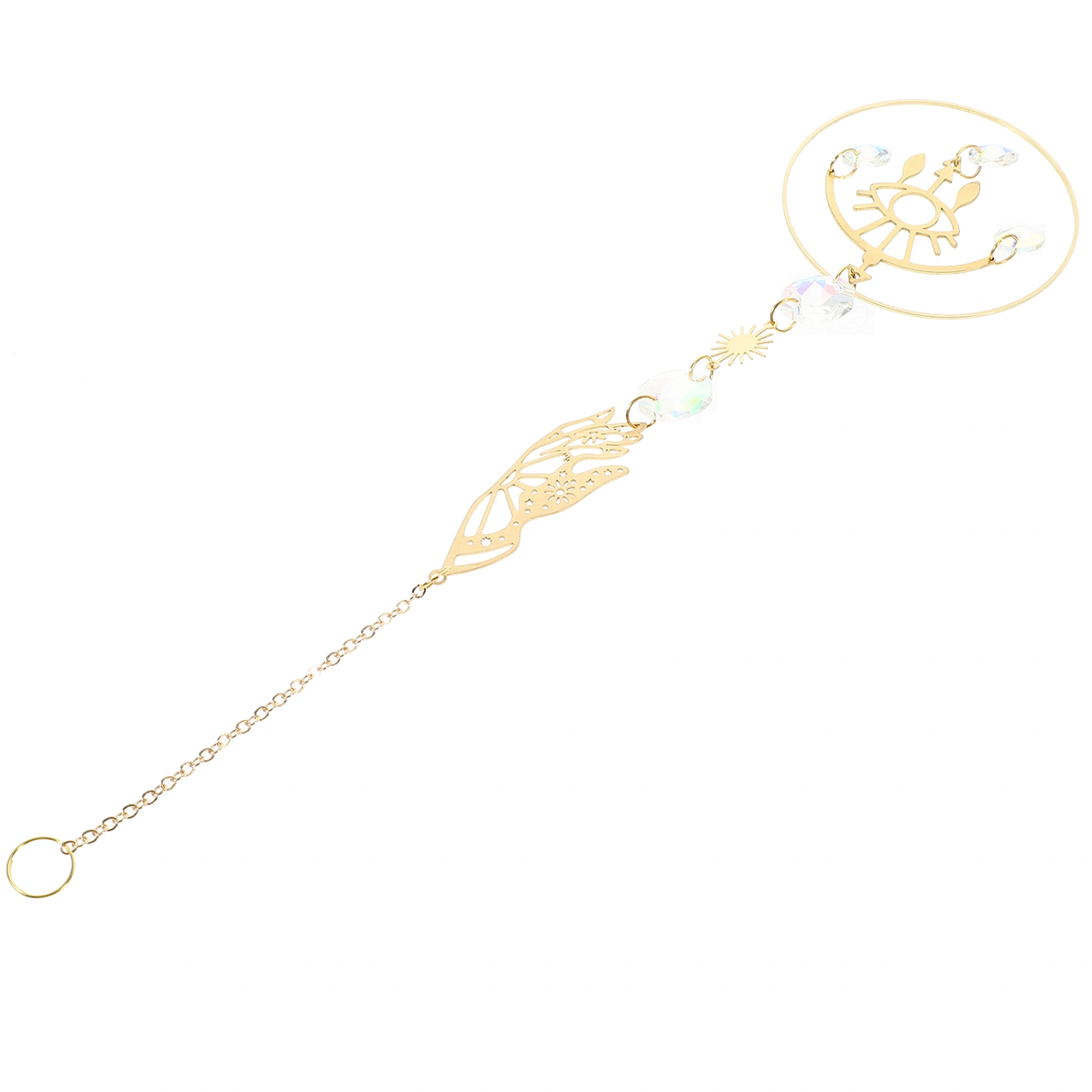 Garden Layout Crystal Suncatcher Outdoor Hanging Crystal Ornament Exquisite Suncatcher Pendant