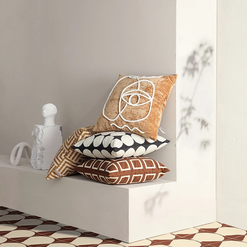 Sofa Pillow And Ethnic Style