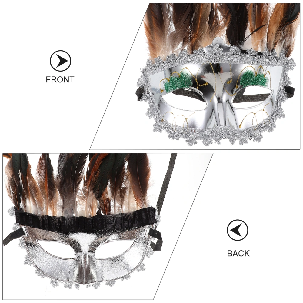 Masquerade Mask Cosplay Mask Indian Masquerade Plumage Mask Party Favor