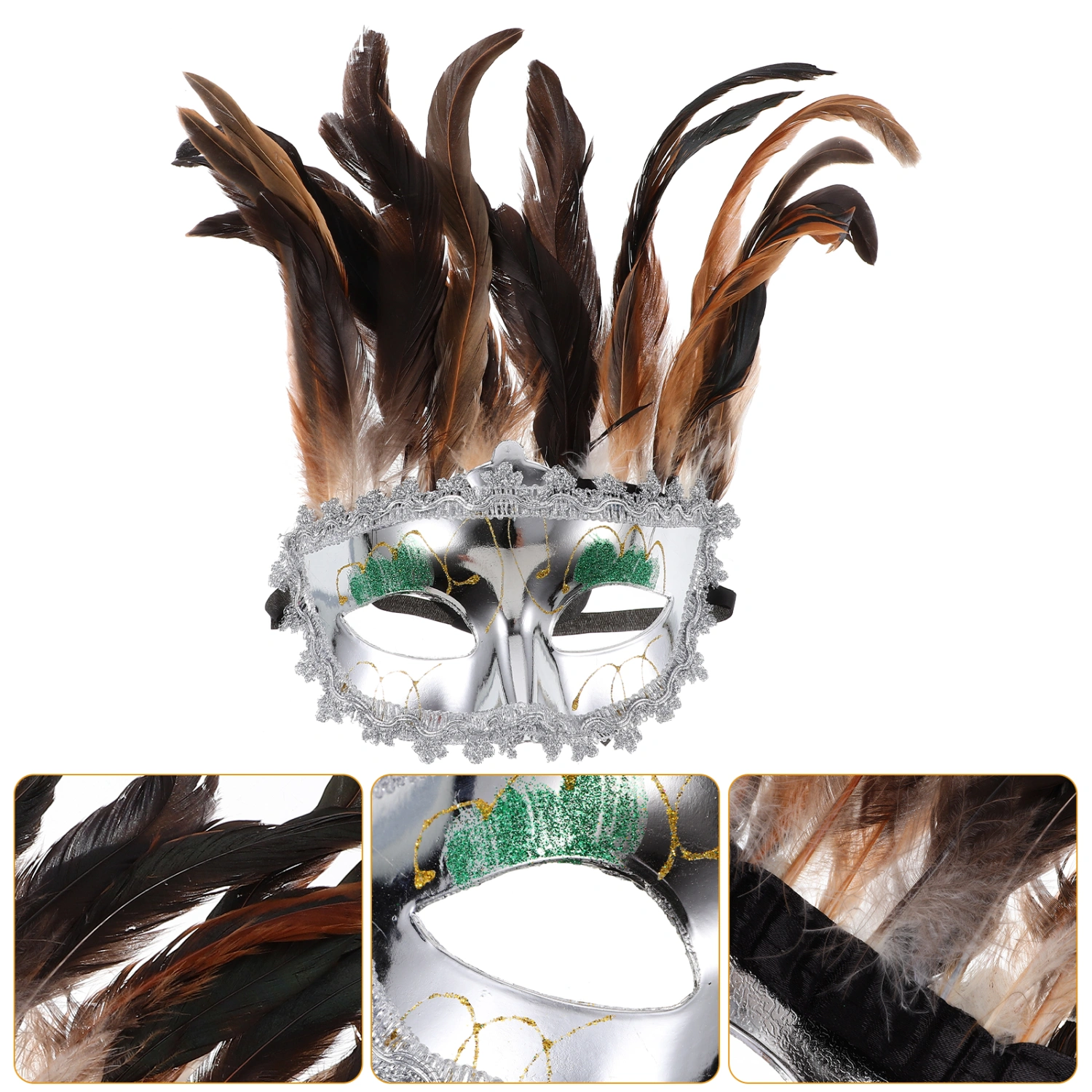 Masquerade Mask Cosplay Mask Indian Masquerade Plumage Mask Party Favor