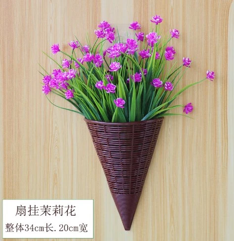 Artificial Hanging Flower Basket Front Door Artificial Flower Hanging Basket Home Decor