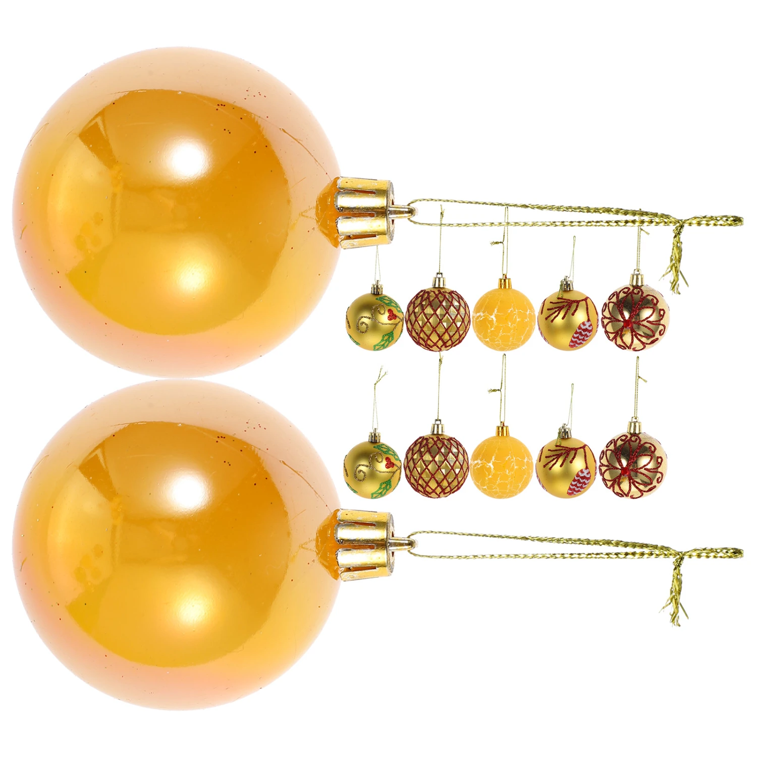 12pcs Xmas Tree Ball Ornaments Plastic Christmas Ball Xmas Tree Hanging Ornament