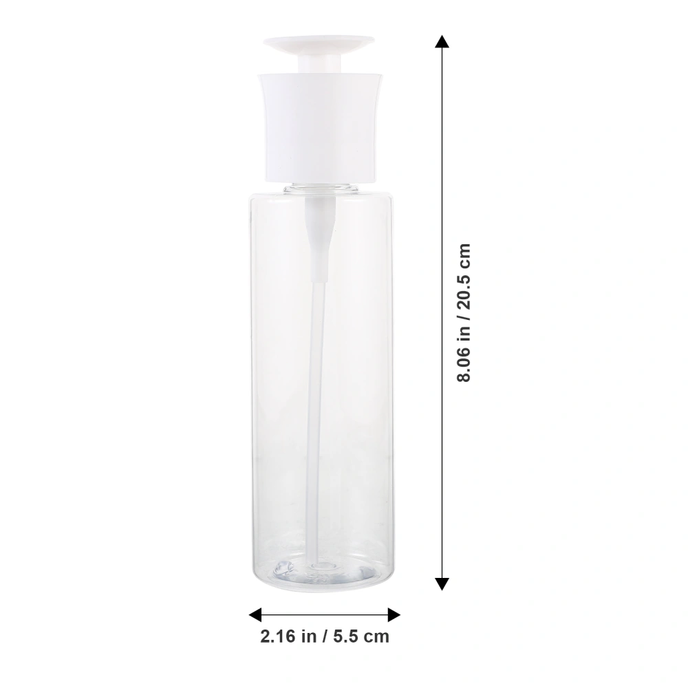 2pcs Press Type Lotion Dispenser Portable Facial Cream Pump Bottle Large-capacity Cream Empty Jar