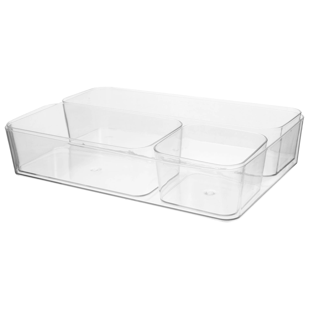 4pcs Plastic Desk Drawer Organizer Free Combination Cosmetic Sundries Storage Cases