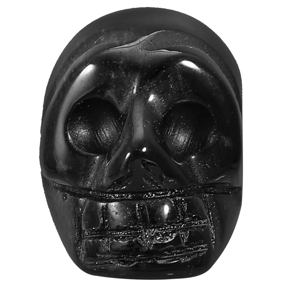 Halloween Party Skull Statue Decoration Polished Skull Craft Ornament Halloween Gift Option