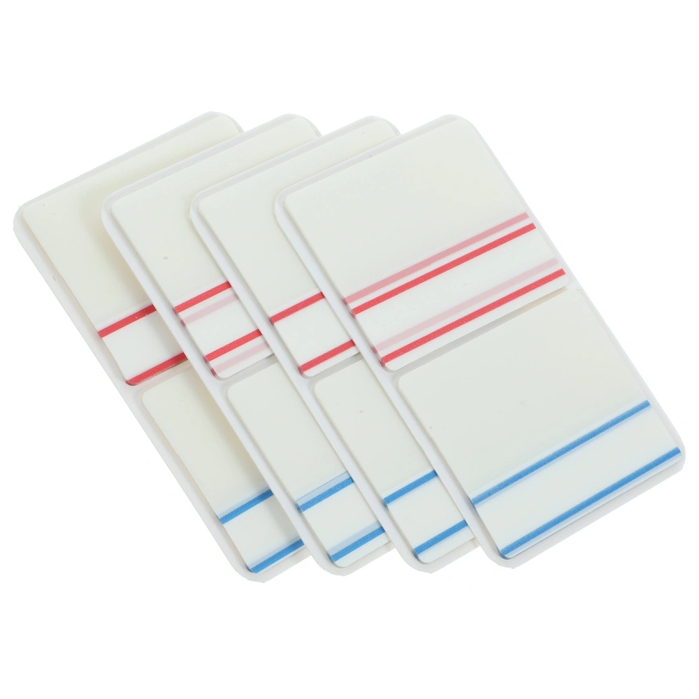 4 Sheets Colorful Tabs Sticky Tabs Page Markers Portable Book Tabs for Office Gift