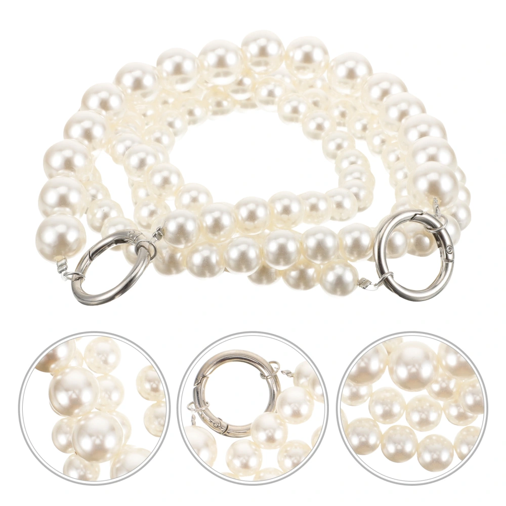 Pearl Chain Purse Strap Replacement Handbag Pearl Chain Crossbody Bag Chain Strap