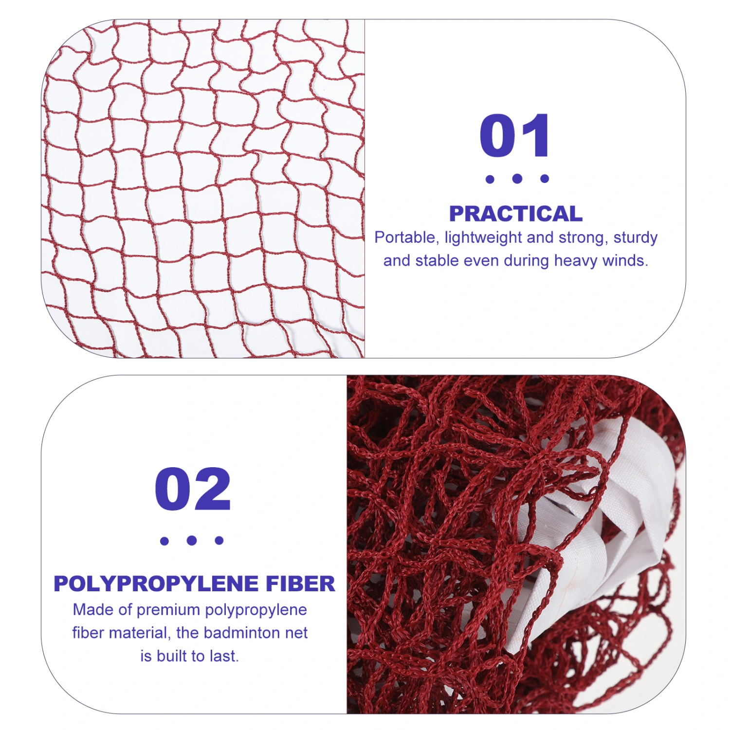Outdoor Sports Net Indoor Sports Net Classic Badminton Net Pickleball Net Badminton Equipment