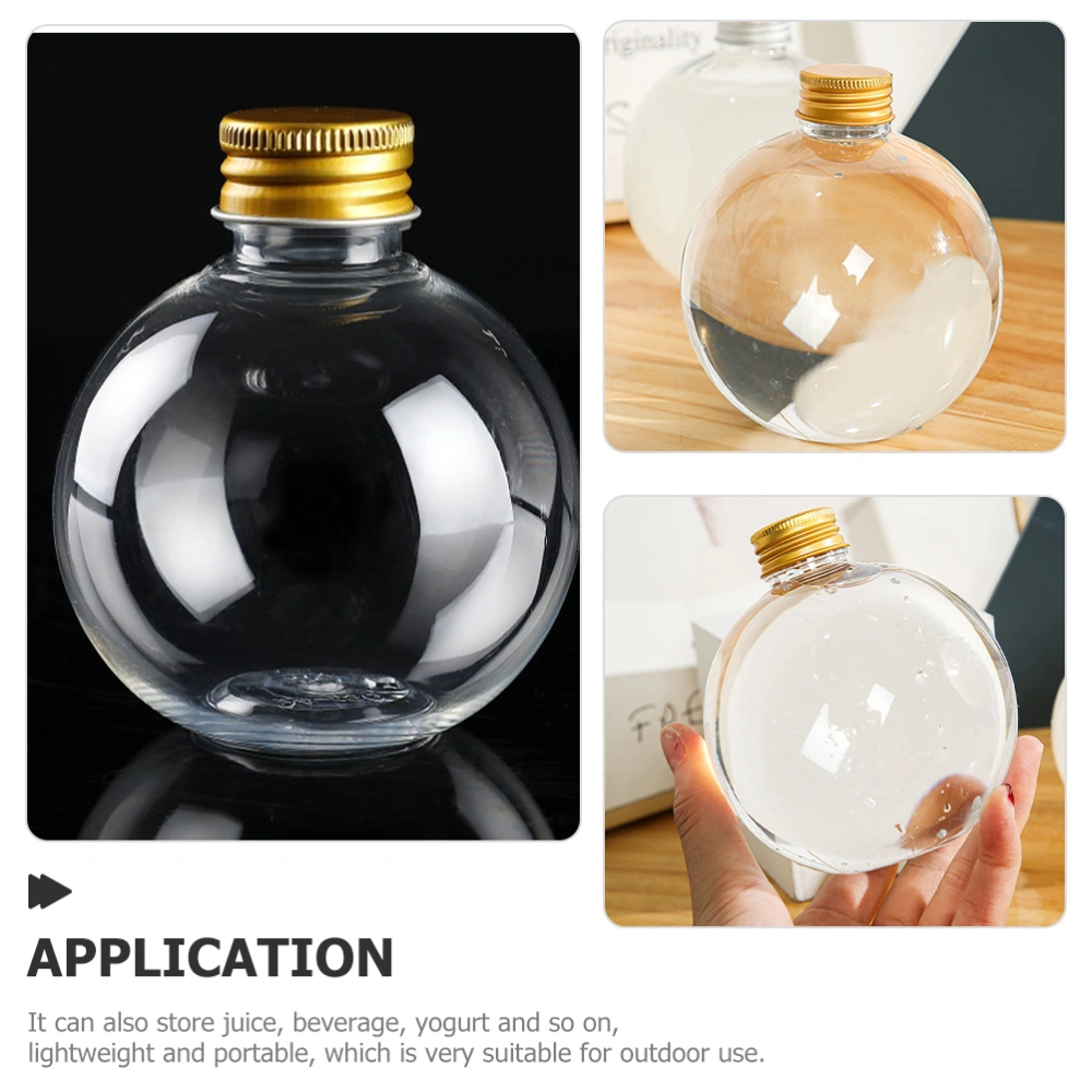 50pcs Party Beverage Bottles Lightbulb Coffee Milk Bottles Portable Small Juice Bottles Water Bottles