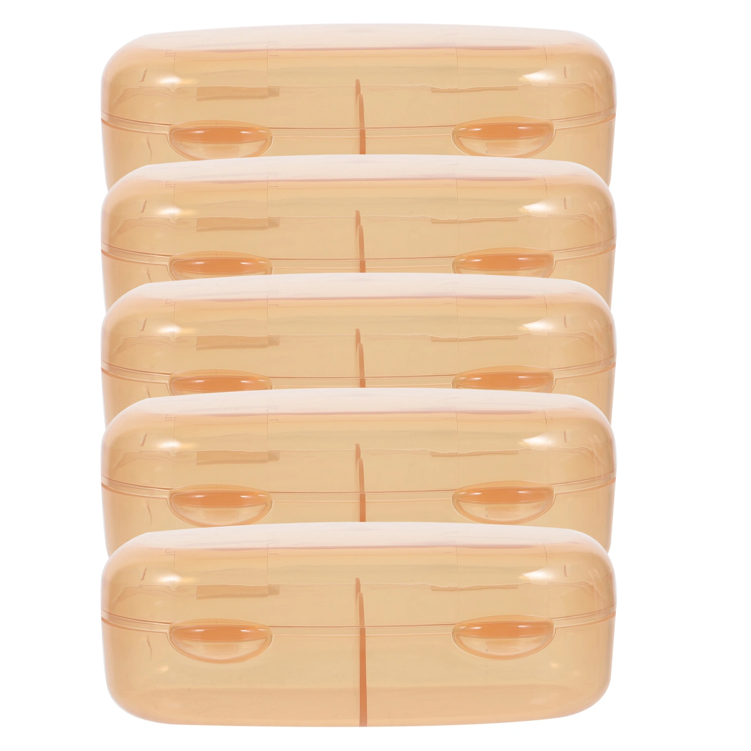 5Pcs Convenient Soother Case Household Pacifier Box Lidded Soother Container Infant Soother Case