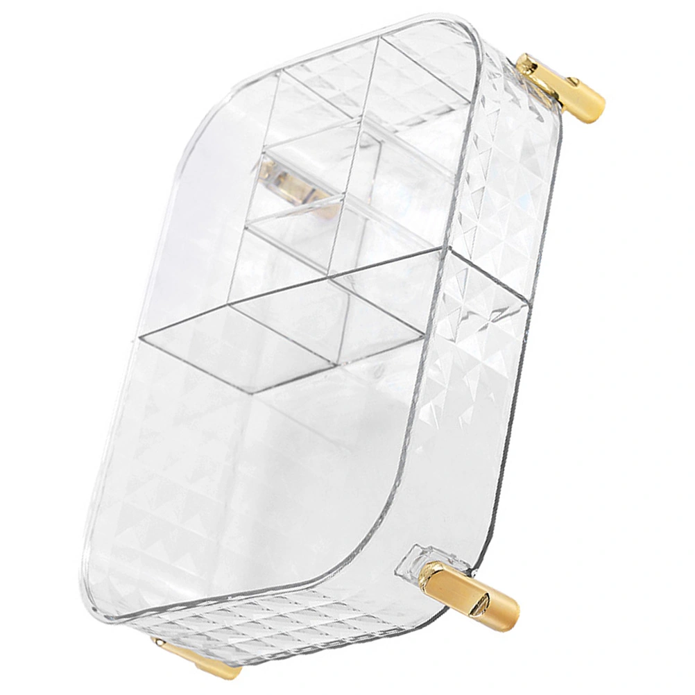 Vanity Makeup Organizer Bathroom Organizer Countertop Cosmetics Storage Box